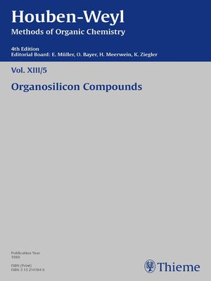 cover image of Houben-Weyl Methods of Organic Chemistry Volume XIII/5